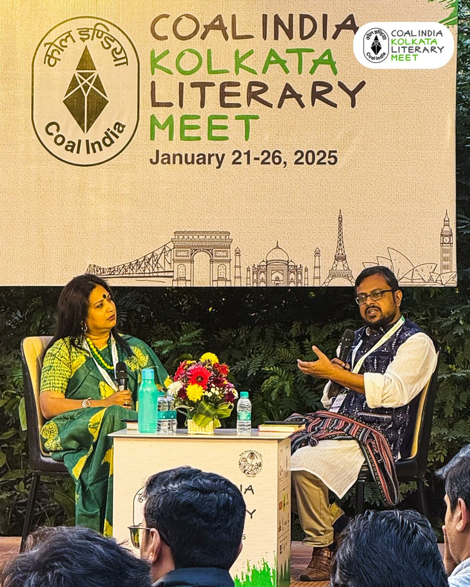 itsgottobeLIT's tweet photo. The resonance of Tambuli Akkhyan filled the room as Biswajit Ray shared the story behind his new novel with Semanti Ghosh. A session steeped in depth and discovery.
#KolkataLitMeet #Kalam2025 #LitMeet #readiscover #event #kolkata #kolkataevents #literature #books #art #culture https://t.co/2MSi2J4cA7