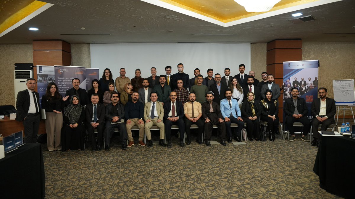 itschawan's tweet photo. Proud to have coordinated SPARDA's 3-day P/CVE Masterclass in Erbil, uniting 30 leaders to combat radicalization. With @SPARKorg, HSC &amp; Dutch Govt support, we’re building safer, resilient communities. Grateful for the Dutch Consul &amp; KRG reps at the opening! https://t.co/QyDvJ0X8ip