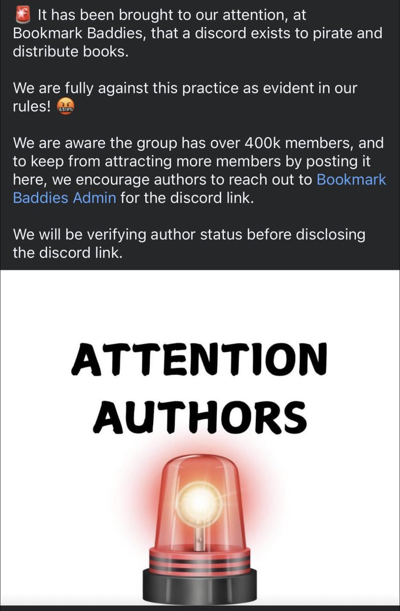 ParisWynters's tweet photo. @discord_support @discord are you planning on doing anything about this? Or do you support pirating books?

#authors they have channels requesting and on how to pirate kindle books FYI. https://t.co/fwQVPB3YXw