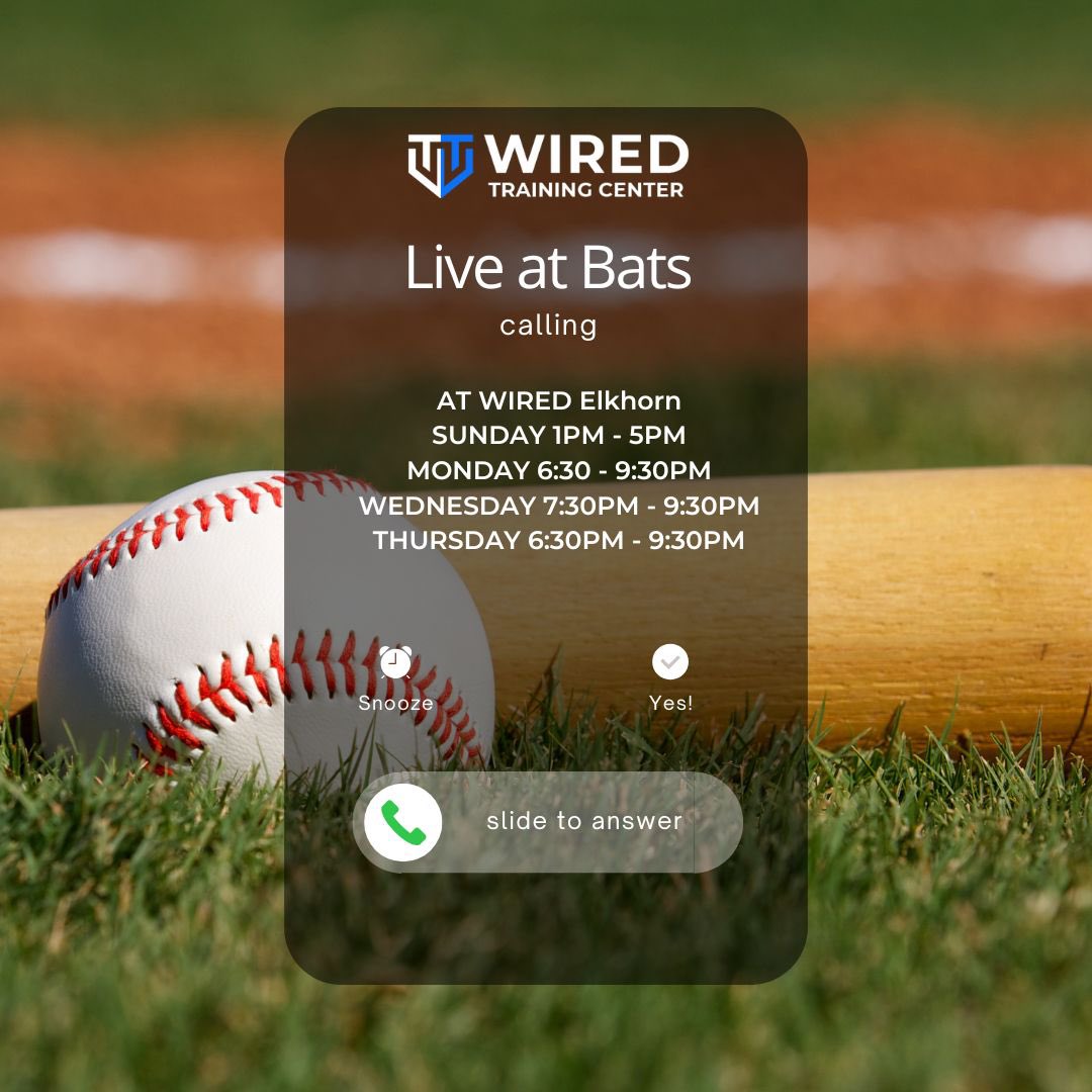 WIRED Training (@wiredtrained) on Twitter photo 🚨🚨WE ARE ONE WEEK AWAY!! Live At-Bat Sessions start Feb 2nd!
4 sessions (1 session/week) with 5+ at-bats, Rapsodo data, and more!
Catchers are needed! Reach out for special deals.
Payment Link: t2m.io/JZ3mABH
For all questions, email brandon@wiredmail.com or dm us 🚨🚨WE ARE ONE WEEK AWAY!! Live At-Bat Sessions start Feb 2nd!
4 sessions (1 session/week) with 5+ at-bats, Rapsodo data, and more!
Catchers are needed! Reach out for special deals.
Payment Link: t2m.io/JZ3mABH
For all questions, email brandon@wiredmail.com or dm us