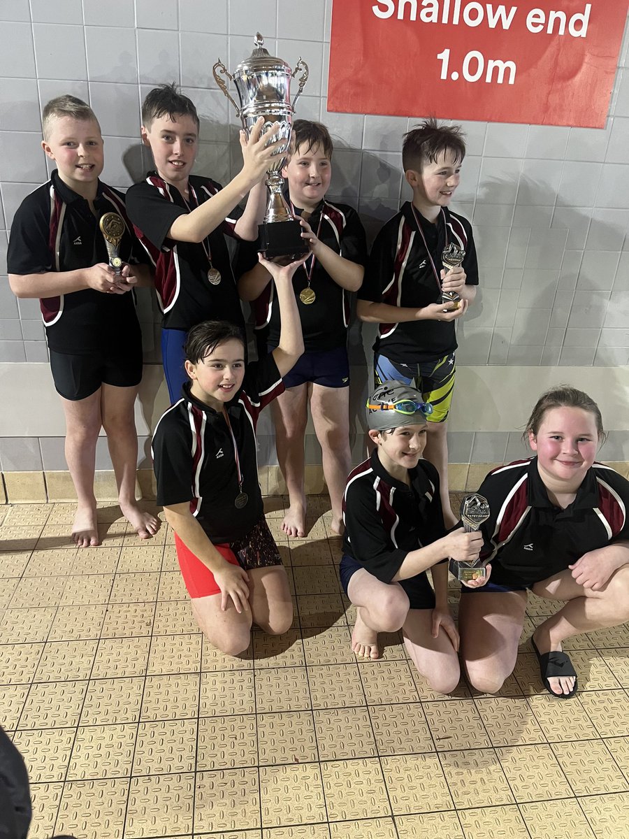 gainsparish's tweet photo. Oh, What a Saturday Night! When the phenomenal effort from your swimmers and a masterclass in team selection meet in the pool you get...The Overall District Swimming CHAMPIONS! Large Schools treble as well! Thank you to our swim manager Mrs. Smith! @the_laat @YourSchoolGames https://t.co/KHS0CziaXe
