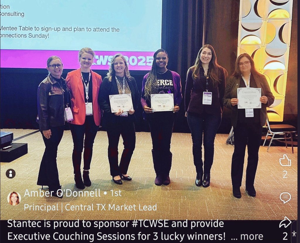 So ecstatic, humbled &amp; thankful to have been chosen as the Grand Prize Winner of 12 Executive Coaching Sessions by #StantecAsu #StantecEdu #ExecutiveLeadership #TCWSE #MarfaISD #GoShorthorns <a href="/amberrodonnell/">Amber O’Donnell</a>  <a href="/MWatassek/">Meredith Watassek</a>