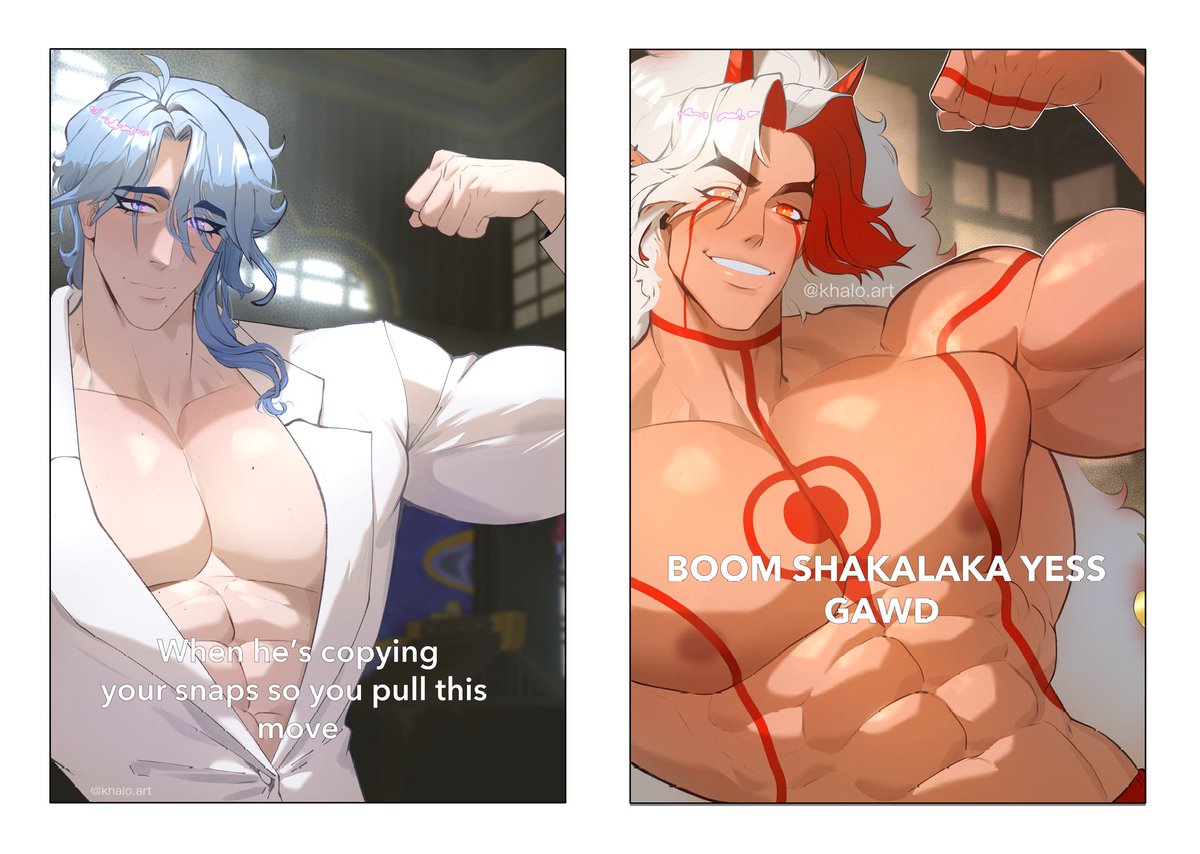 OH MY GAAAAWDDD 
#aratakiitto #kamisatoayato #genshin #GenshinImpact #bara