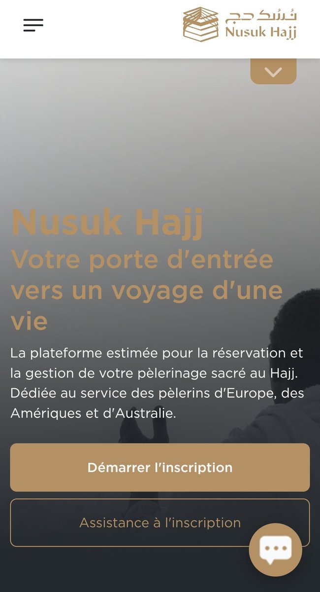 SaudiNewsFR's tweet image. 🚨 🇸🇦   |  L'inscription pour le pèlerinage 1446-2025 est ouverte‼️

Le Ministère du Hajj vient de lancer plus de 100 forfaits divers sur la plateforme "Nusuk" pour les inscriptions au #Hajj de cette année.

Nusuk est LA SEULE PLATE-FORME OFFICIELLE POUR POUVOIR FAIRE LE #HADJ.
