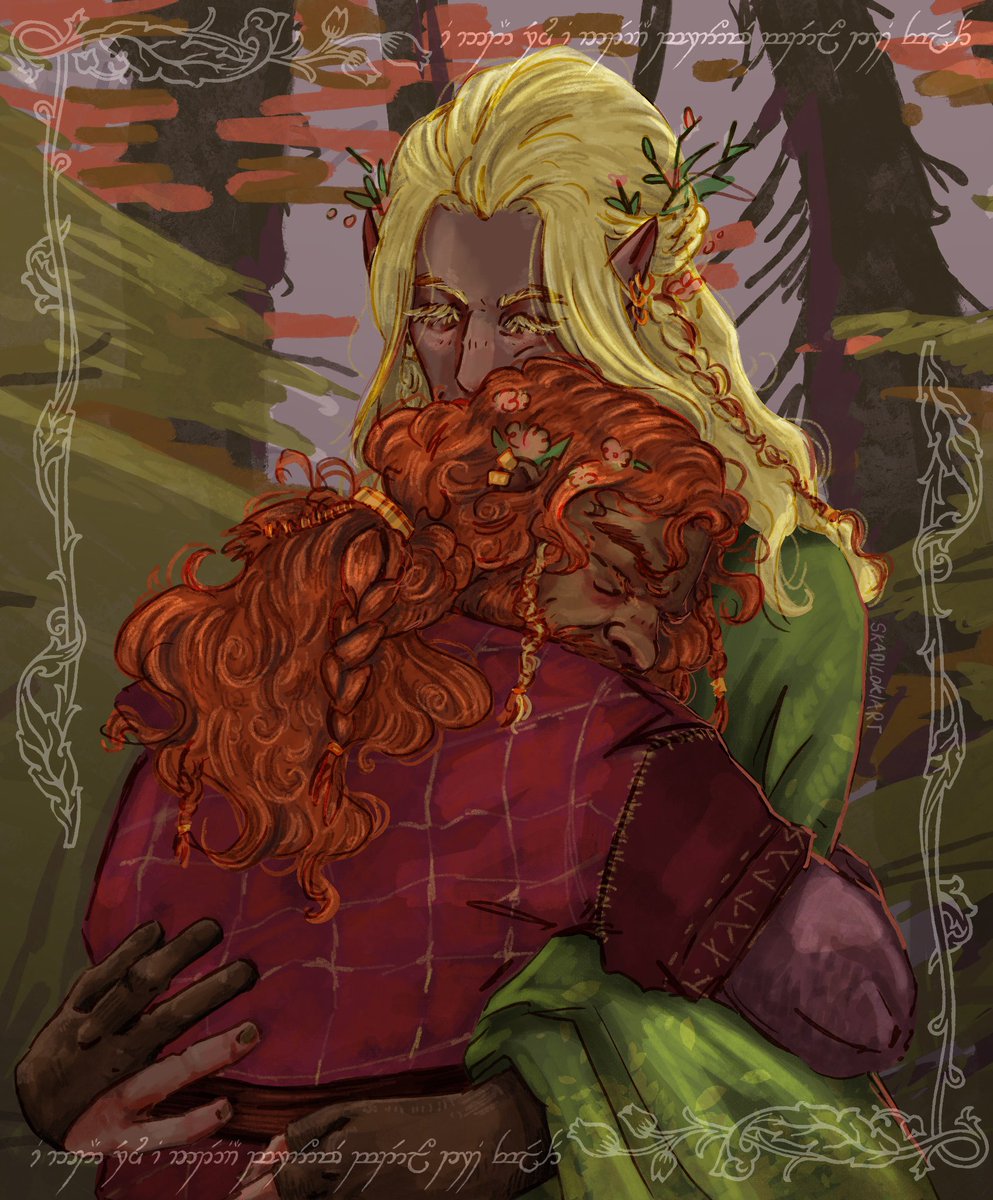 SkadiLokiArt's tweet photo. Long time no see. Have some #gimleaf fanart. I do procreate now. 
#LOTR #LordOfTheRings #TolkienArt #Tolkien https://t.co/Dbc7JY1Sba