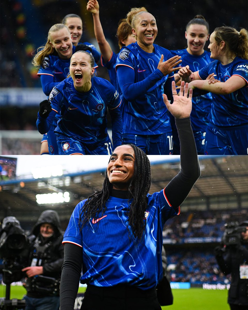 ChelseaFCW's tweet photo. 🔵 London Derby won.
✍️ Naomi Girma announced. 

What a day to be a Chelsea fan. 👊 https://t.co/dvcG0j47Ue