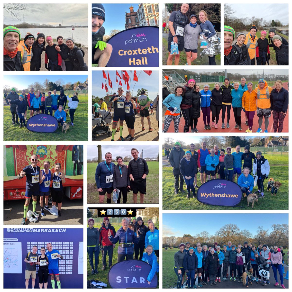 Fantastic week of #running #winstonrunners Congratulations to Margaret on her birthday &amp; 250th #parkrunuk 👑#ukrunchat #ukrunning #ukrunners #ukrunnerscommunity #runthroughuk #daffodilrun #10krunning #marathonrunning #5krunning #manchester #manchesterrunning #runningspikes