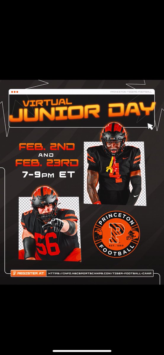 AlisGlory72's tweet image. Thank you @PrincetonFTBL @CoachBobSurace for the junior day invite!
@CardinalHayesFB