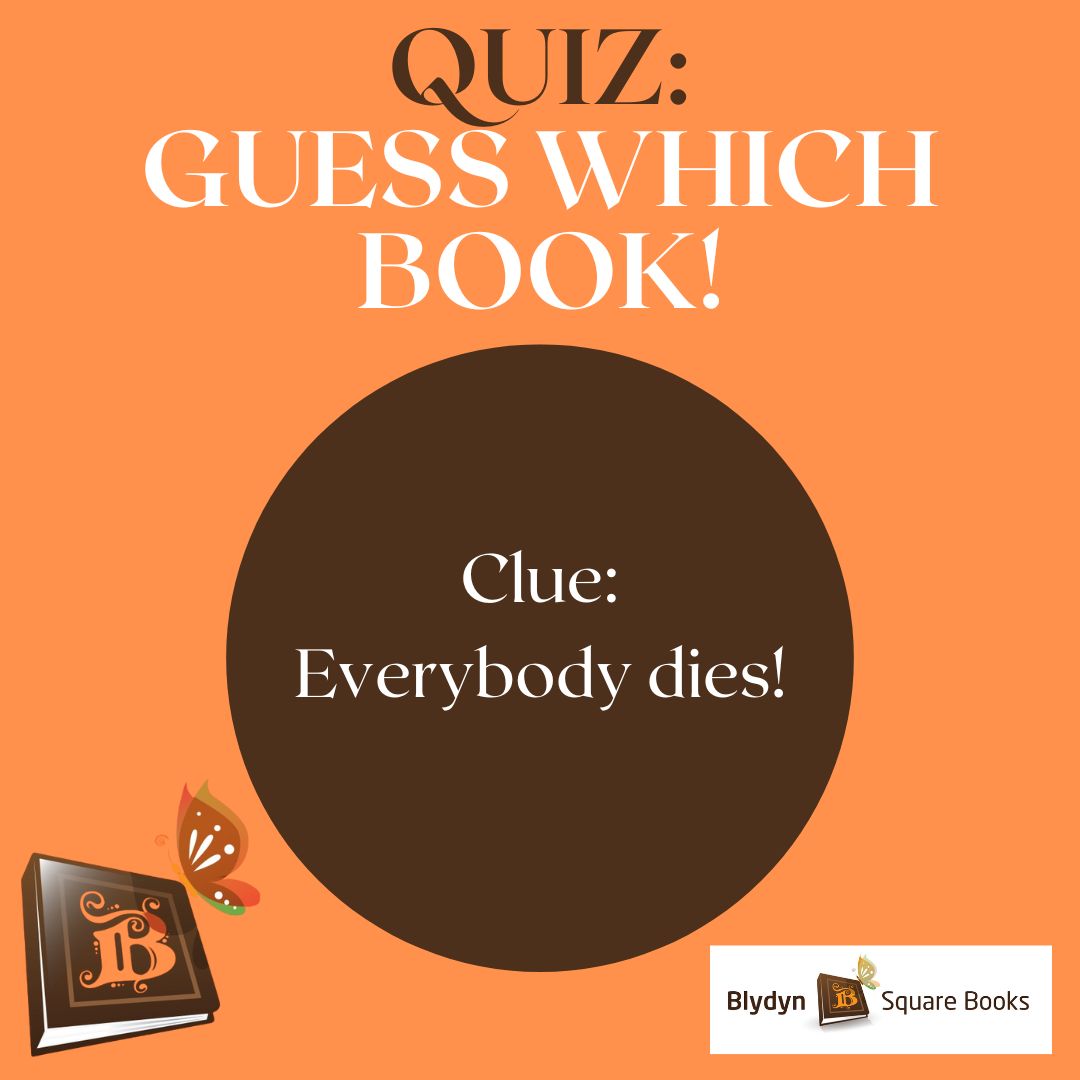Guess which book (published by Blydyn Square) the cryptic clue is referring to. The first correct guesser wins the ebook of their choice from our catalog!