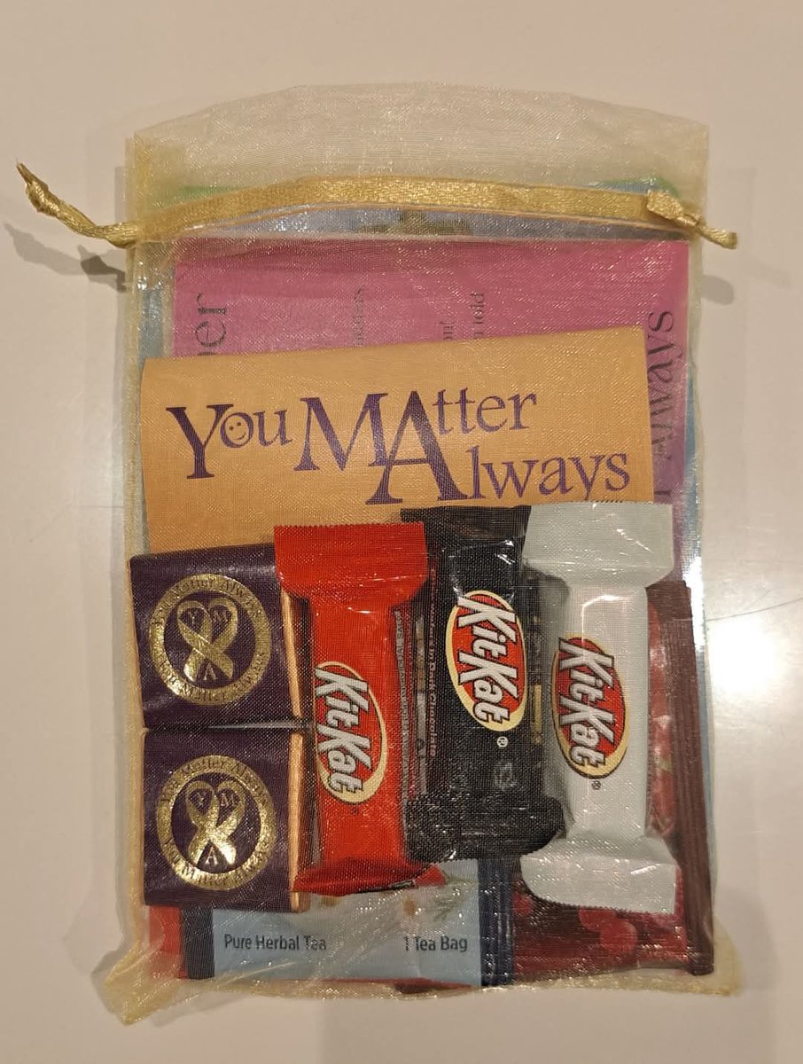 SuzieYMA's tweet photo. A wee You Matter Always connection card and self-care pack on route to remind a dear friend that she is amazing and loved ๐๐๐ #YouMatterAlways #meaningfulreminders #love #hope #kindness #weallneedhelpsometimes #weallneedlove #thelittlethings #thepowerofsmall https://t.co/GzLrkn3Kwk