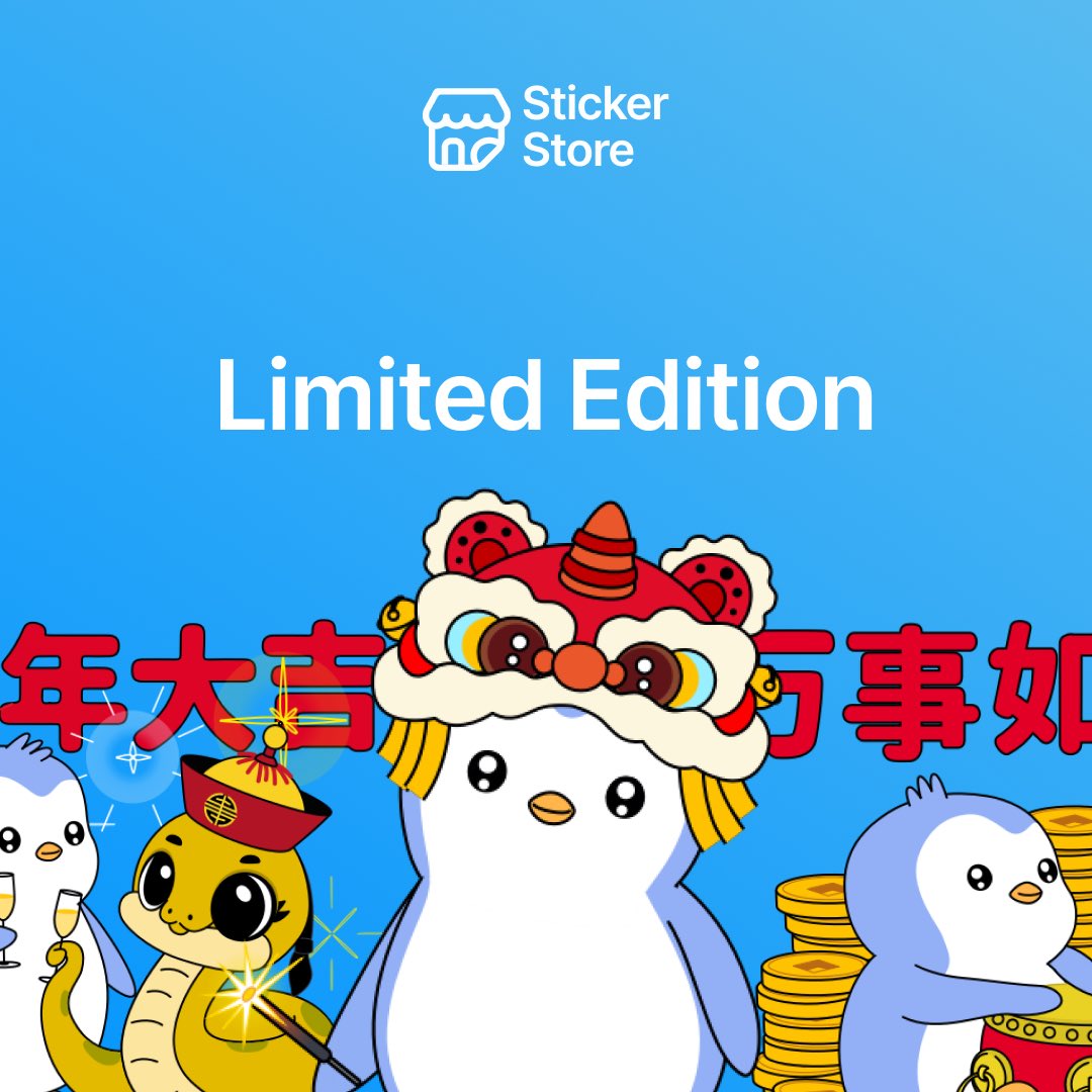 realDogsHouse's tweet photo. The Chinese New Year collection of the @pudgypenguins stickers was sold out in less than 2 hours!

Community sure loves ‘em

https://t.co/GluuyJqxRK https://t.co/D6FGv6xJk0