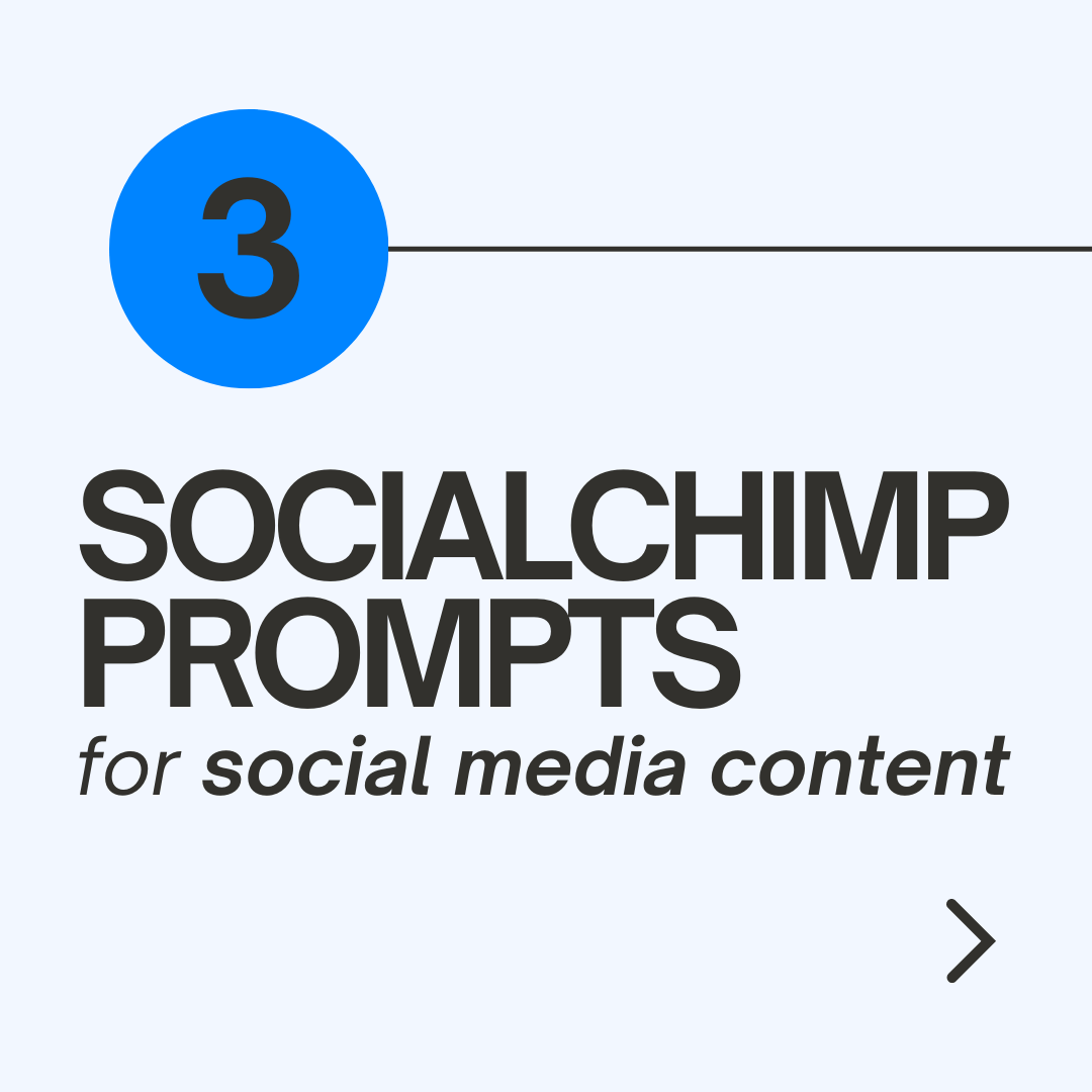 SocialChimpAI's tweet photo. Stuck on what to post? Here are 3 prompts to get your content flowing! 😆💙

#SocialMediaGrowth #MarketingTools #ContentCreation #BrandBuilding #DigitalStrategy #SocialMediaSuccess https://t.co/f1bhlz0h7y