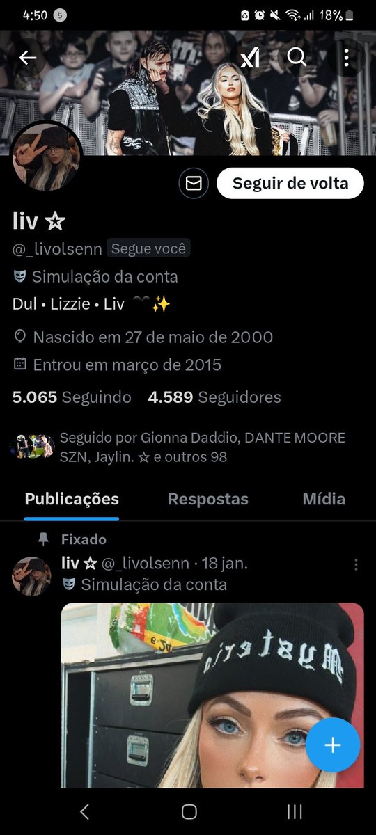morganstar_'s tweet photo. Me ajuda 
Denunciem e para de seguir essa conta https://t.co/uDmGuPjCYf