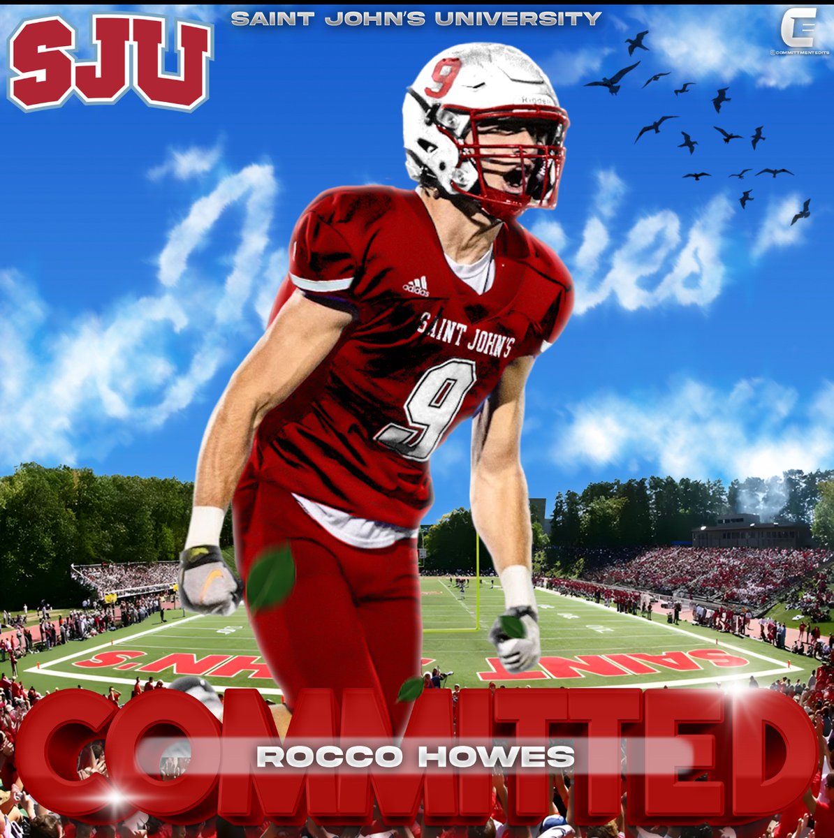I am excited to announce my commitment to Saint John’s University to further my academic and athletic career. I am so grateful for my coaches, teammates, friends, and family who helped me here.  #GoJohnnies.