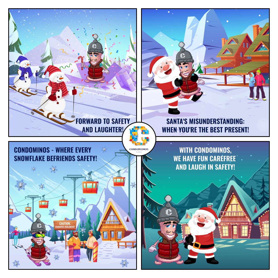 Condominos_NFT's tweet photo. Condominos: Winter Adventures Carefree❄️⛷️

#Condominos #HolidayFun #SnowTime #LaughMore #Trending #Viral #TweetThis #Snowboarding #SnowDays https://t.co/x1sttufWRQ