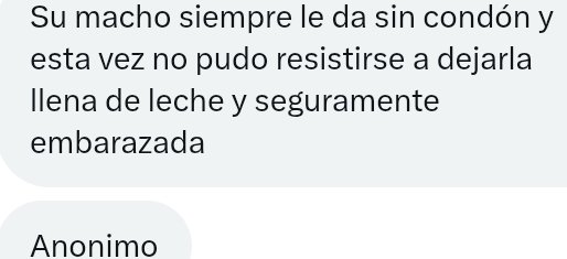 infidelidadreal's tweet photo. RESPONDE CON SINCERIDAD!!
QUE HARIAS SI TÚ ESPOSA TERMINA PREÑADA🤰🏼POR SU AMANTE??

Con su macho nunca usa condón y él siempre se corre 🍼donde le da la gana, todo mientras el cornudo la espera ansioso en 🏠

En el telegram VIP🔥podrás encontrar contenido muchísimo más 🌶️🌶️🌶️🌶️😈 https://t.co/SMjYPP2HGc