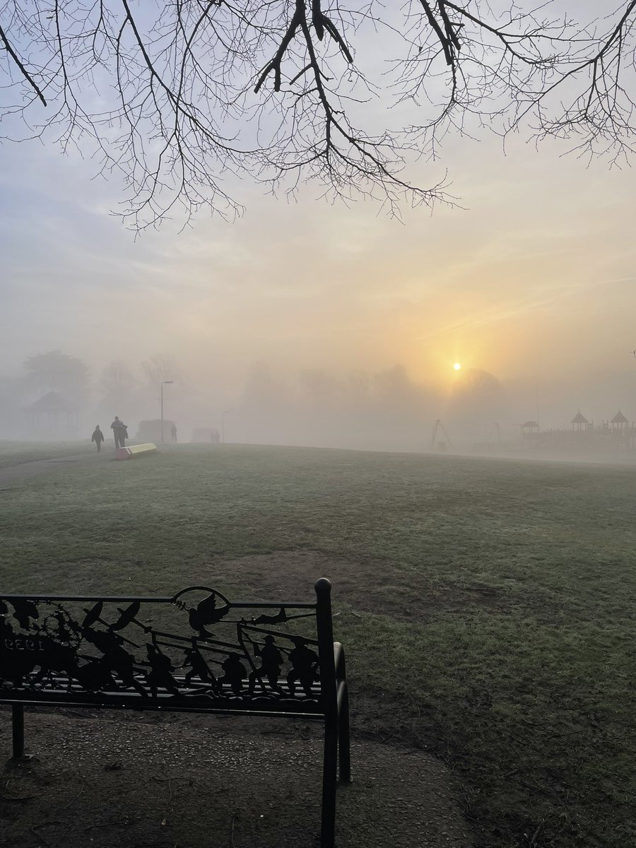 20 miles walked/run this week. Foot is slowly improving. This week’s #nhs1000miles #NHS1000miles photo theme is misty sunrise.  New total 82 miles.