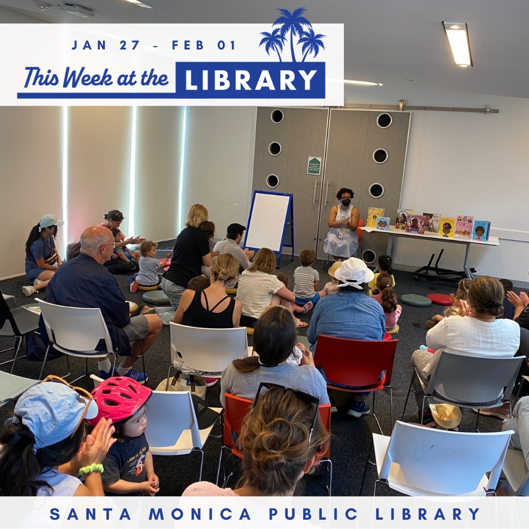 SMPublicLibrary's tweet photo. This Week at the Library, join the film screening of "Wade in the Water"
Plan your library visits at: https://t.co/xuVQVh5jCx
#SMPL #SMPublicLibrary #SantaMonicaPublicLibrary #TheBestLibraryOnTheWestCoast #ThisWeekAtTheLibrary # #LibraryPrograms #SantaMonica #BlackHistoryMonth https://t.co/Gs99rrQZ5y