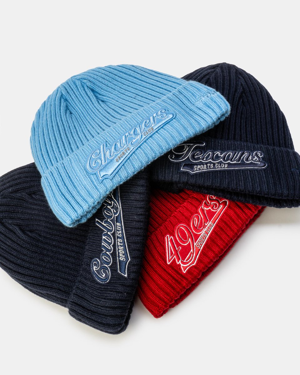 Karmaloop's tweet photo. Every season is team season. 💯 Stay cozy and loyal this winter in these NFL beanies.
Shop now!
#NFLBeanies #FanMerch #TeamSpirit #WinterWear #SportyStyle #GameDayReady #NFLFans#FanGear #GameDayEssentials https://t.co/bxjadZIjj1