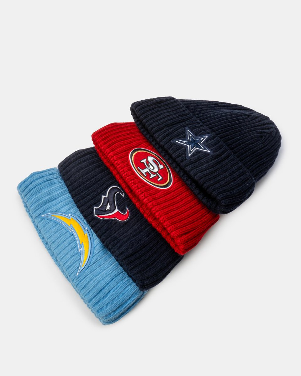 Karmaloop's tweet photo. Every season is team season. 💯 Stay cozy and loyal this winter in these NFL beanies.
Shop now!
#NFLBeanies #FanMerch #TeamSpirit #WinterWear #SportyStyle #GameDayReady #NFLFans#FanGear #GameDayEssentials https://t.co/bxjadZIjj1