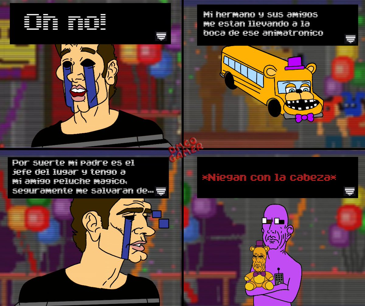 DMCO04's tweet photo. Cumpliendo la cuota anual de curimomos de #FNAF https://t.co/dbejcnxBkm