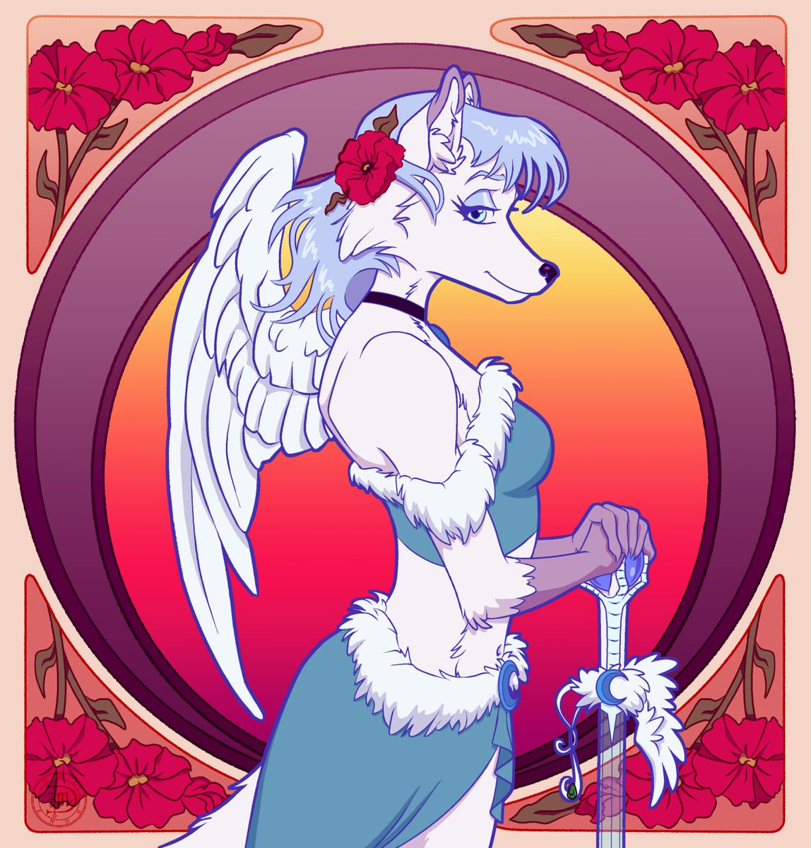 deemendesart's tweet photo. Comm with color variations for @LorDefiance's sona Wing! https://t.co/diJpA8G7EZ