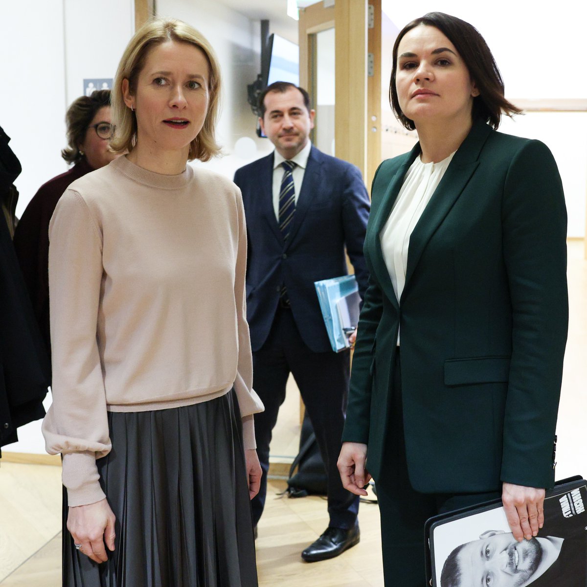 kajakallas's tweet photo. Today’s sham election in Belarus was neither free nor fair.
The people of Belarus deserve a real say in who governs their country.
On this so-called ‘election day’, I’m hosting @Tsihanouskaya with EU Foreign Ministers to reaffirm our support for a free and democratic Belarus. https://t.co/kr20I4GnAU