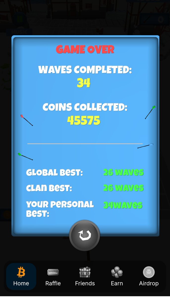 brahim20949900's tweet photo. Just crushed the wave record in @raccoon_shooter with an epic 34 WIVES scored! 🦝🔥 Who can top that? 🎮 #RaccoonShooter #WaveMaster" https://t.co/7ghcos5H2j