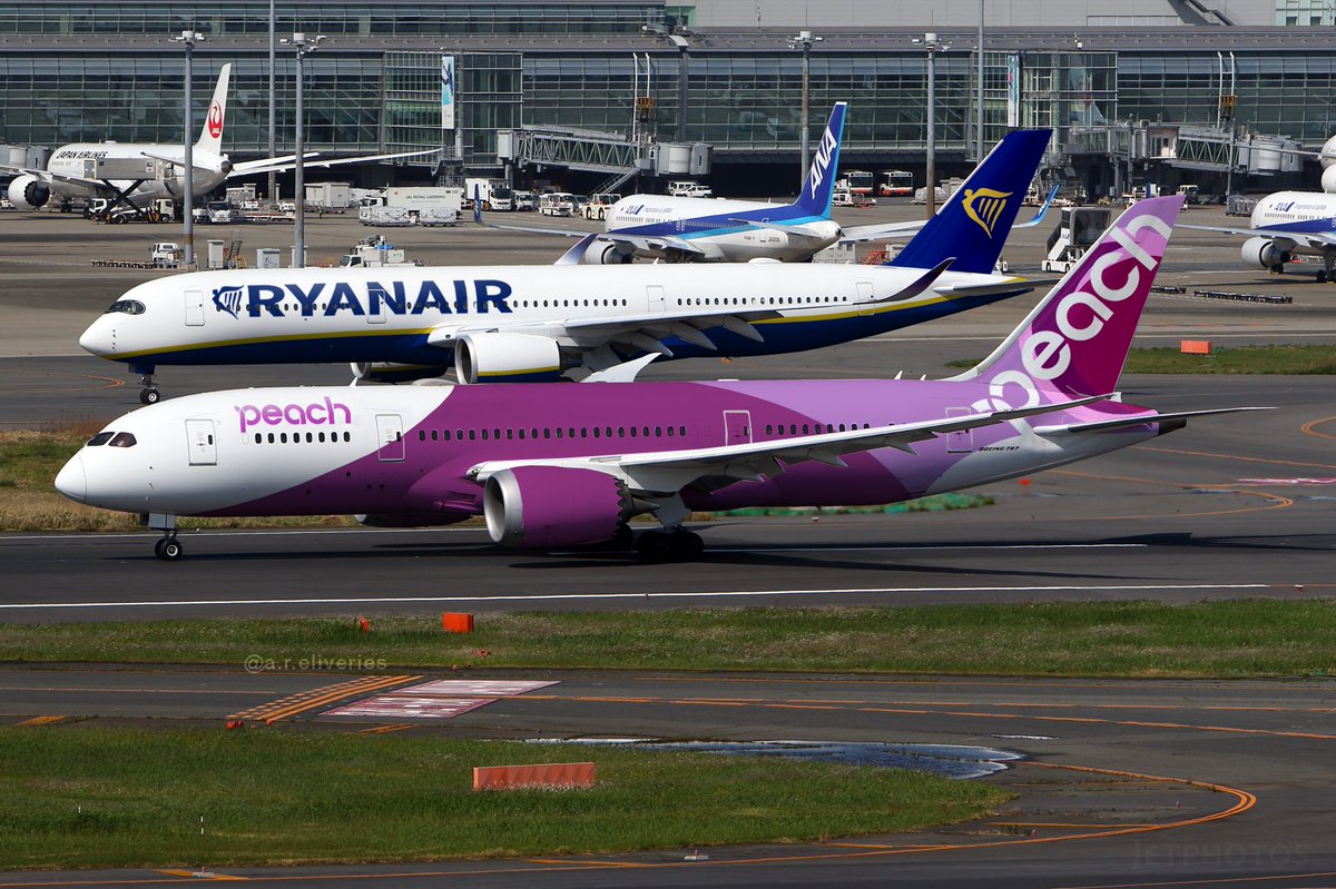 ELiveries's tweet photo. Boeing B787, the first of its kind for @PeachAirline and @Ryanair
#airplane #planes #aviation #ryanair
#b787 #b787dreamliner #boeing787 #airbuslovers #azul #emirates #qatarairways #aviationgeek #planesofinstagram #planegeek #ig_airplane #ig_aviation_group #avnerd #a350xwb https://t.co/HGBIhNlrkL