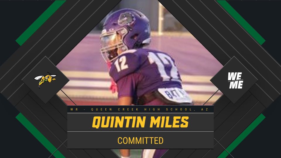 Quintin Miles (@quintinmiles12) on Twitter photo After a great visit and long talks with family and friends I am excited to announce my commitment to Black Hills state! <a href="/BreskeJosh/">Coach Breske</a> <a href="/BHSUFB/">BHSU Football</a> <a href="/QC_football/">Queen Creek Football</a> <a href="/gridironarizona/">Gridiron Arizona</a> <a href="/CoachPerrone/">Coach Perrone (My Recruits)</a> <a href="/CoachHowardQC/">Scott Howard</a> <a href="/the_joejackson/">Joe Jackson</a> <a href="/alpha_lbu/">Jason Bowman</a> <a href="/KyleWilliams_10/">Kyle Williams</a> <a href="/TSchureman/">Travis Schureman</a> After a great visit and long talks with family and friends I am excited to announce my commitment to Black Hills state! <a href="/BreskeJosh/">Coach Breske</a> <a href="/BHSUFB/">BHSU Football</a> <a href="/QC_football/">Queen Creek Football</a> <a href="/gridironarizona/">Gridiron Arizona</a> <a href="/CoachPerrone/">Coach Perrone (My Recruits)</a> <a href="/CoachHowardQC/">Scott Howard</a> <a href="/the_joejackson/">Joe Jackson</a> <a href="/alpha_lbu/">Jason Bowman</a> <a href="/KyleWilliams_10/">Kyle Williams</a> <a href="/TSchureman/">Travis Schureman</a>