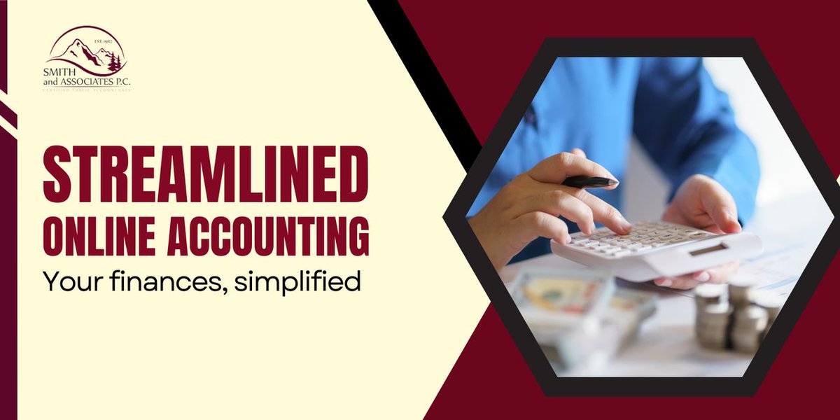 Smith_And_Assoc's tweet photo. Transform your financial management with our online accounting services. Experience real-time bookkeeping, seamless financial reporting, and expert support to keep your business on track. https://t.co/ho12ScSz6D https://t.co/anRsbyj6ut