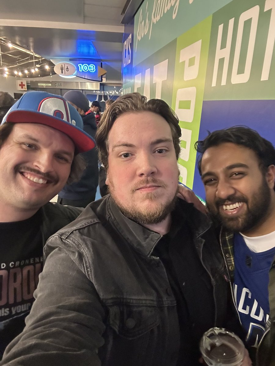 rare in-person meeting for the RF boys last night