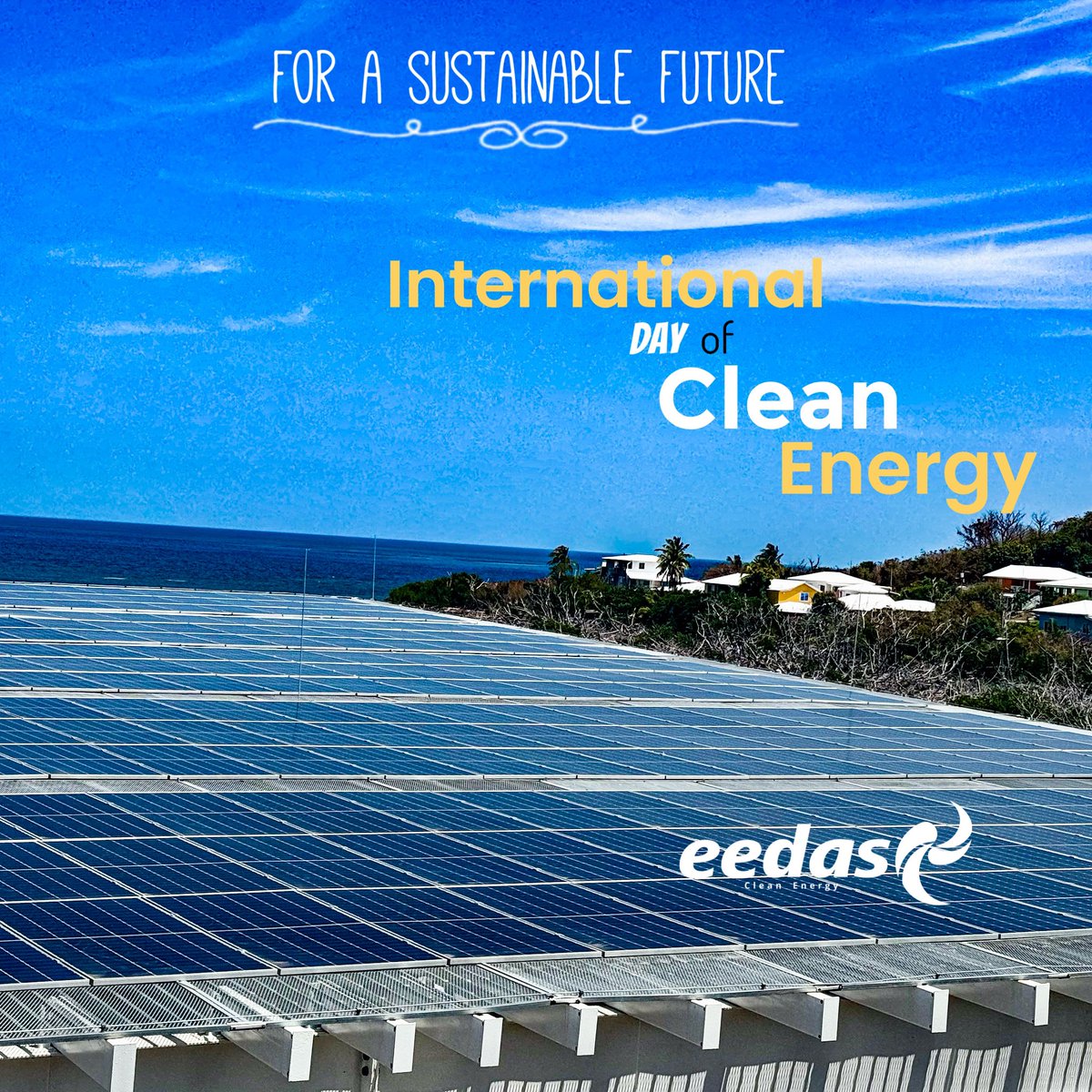 Hoy destacamos la importancia de las #energíaslimpias para un futuro más sostenible. Desde #EEDASCleanEnergy trabajamos con Fuentes No convencionales de #EnergíasRenovables (FNCER), que buscan que el #Archipiélago incursione cada vez más en este tipo de tecnologías.

 #fncer