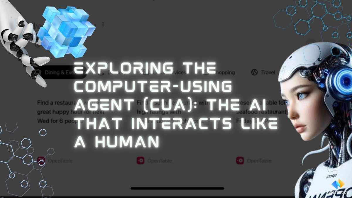 wecncode's tweet photo. Forget agents🤖, have you heard of Computer-Using Agents making waves 🌊?  Learn more here: https://t.co/vCWk0ioYTY https://t.co/HJ48DJLwVA