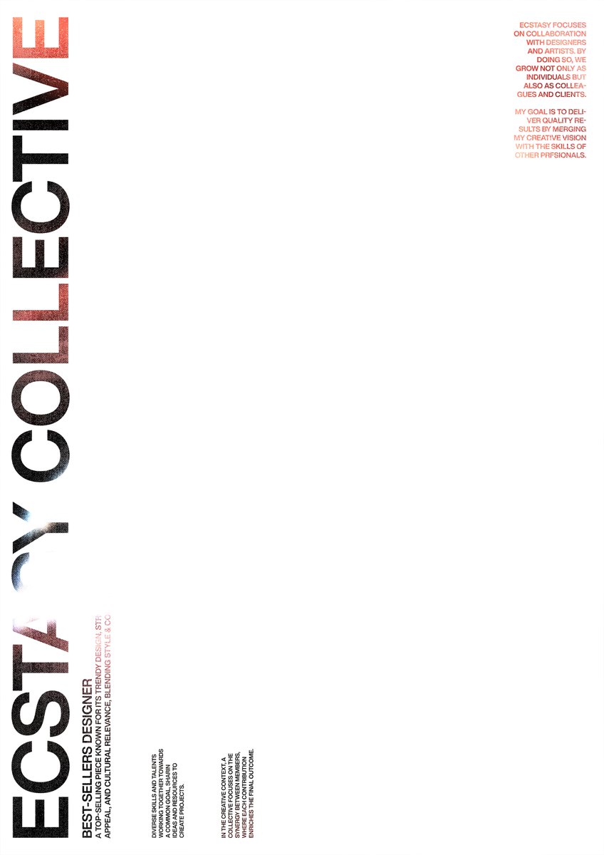 I like to design posters sometimes