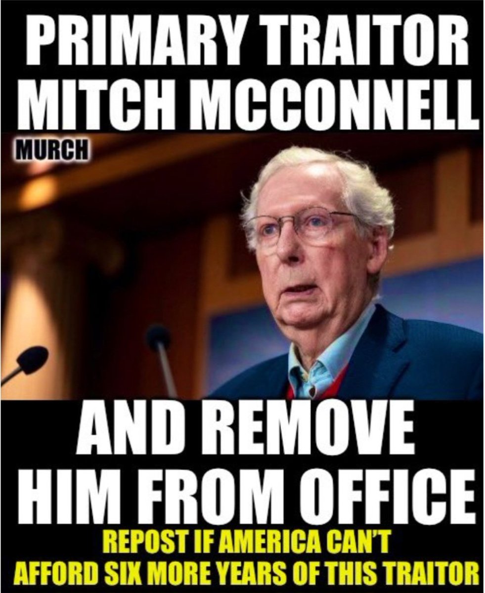 CelesteZona's tweet photo. It's long past time for #TurtleMitch to Step Down https://t.co/3DbPl7ScP7