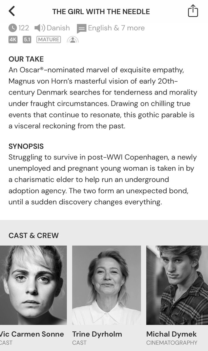 Barb_Drummond's tweet photo. Incredibly #bleak film of young woman pregnant but rejected by her boss then falls in with woman claiming to adopt #foundlings. Brilliantly tale of early 20th century #Denmark ⁦@cheshellen⁩ ⁦@life_horizontal⁩ ⁦@_CarolMorley⁩ ⁦@mubi⁩ https://t.co/osVDdlwQN6