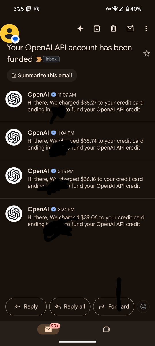 😓 deepseek r1 API still not letting me rock on cline and <a href="/AnthropicAI/">Anthropic</a> limits....I'm being hammered by <a href="/OpenAI/">OpenAI</a>