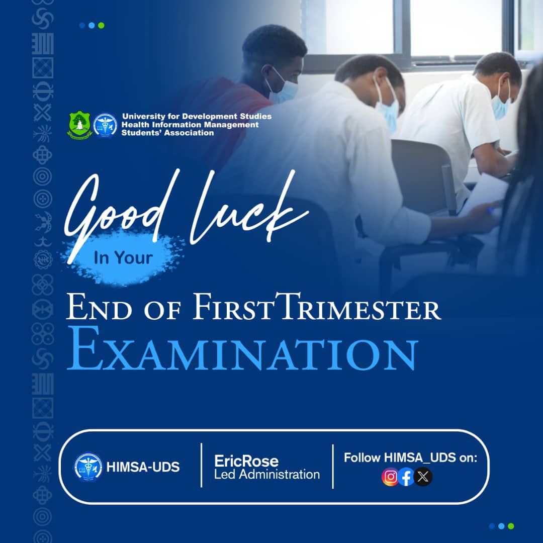 HIMSA_UDS's tweet photo. It's time to shine! Wishing you all the best as you tackle your end-of-first-trimester exams! Stay confident and focused! 🔖🎓✍️ https://t.co/AnHH7SkvI4
