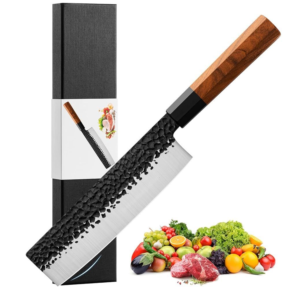 FatKidDeals's tweet photo. 7" Hand-Forged Nakiri Chef Knife  for $17.50, reg $34.99!
-- Use Promo Code 50RR64LD
Buy via Amazon -->
https://t.co/bzDkcnzo2c https://t.co/HLYCOO1KrQ