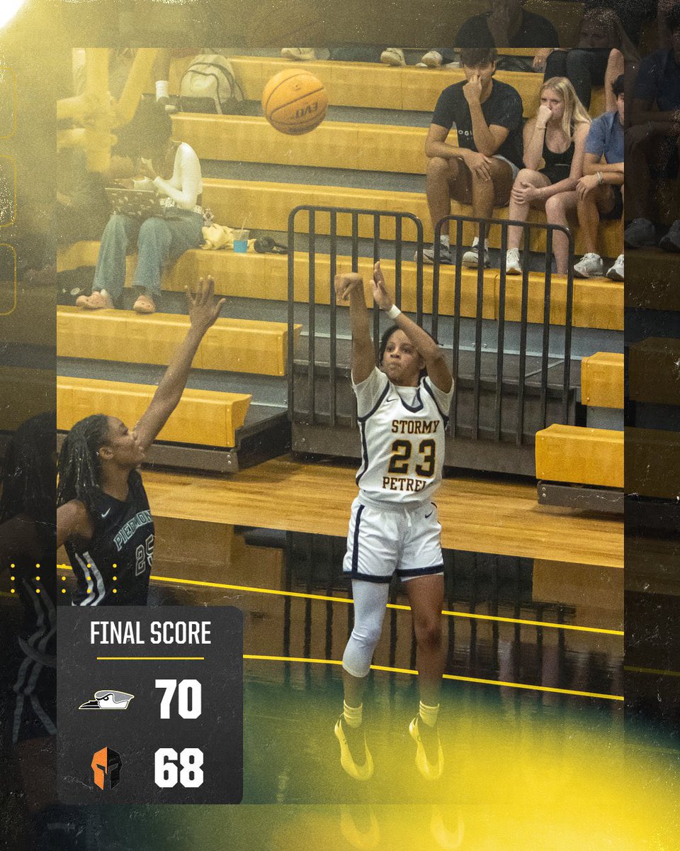 Won it with last-second free throws from Sheraton Foster! 🏀🔥

#StayStormy | #GoPetrels
