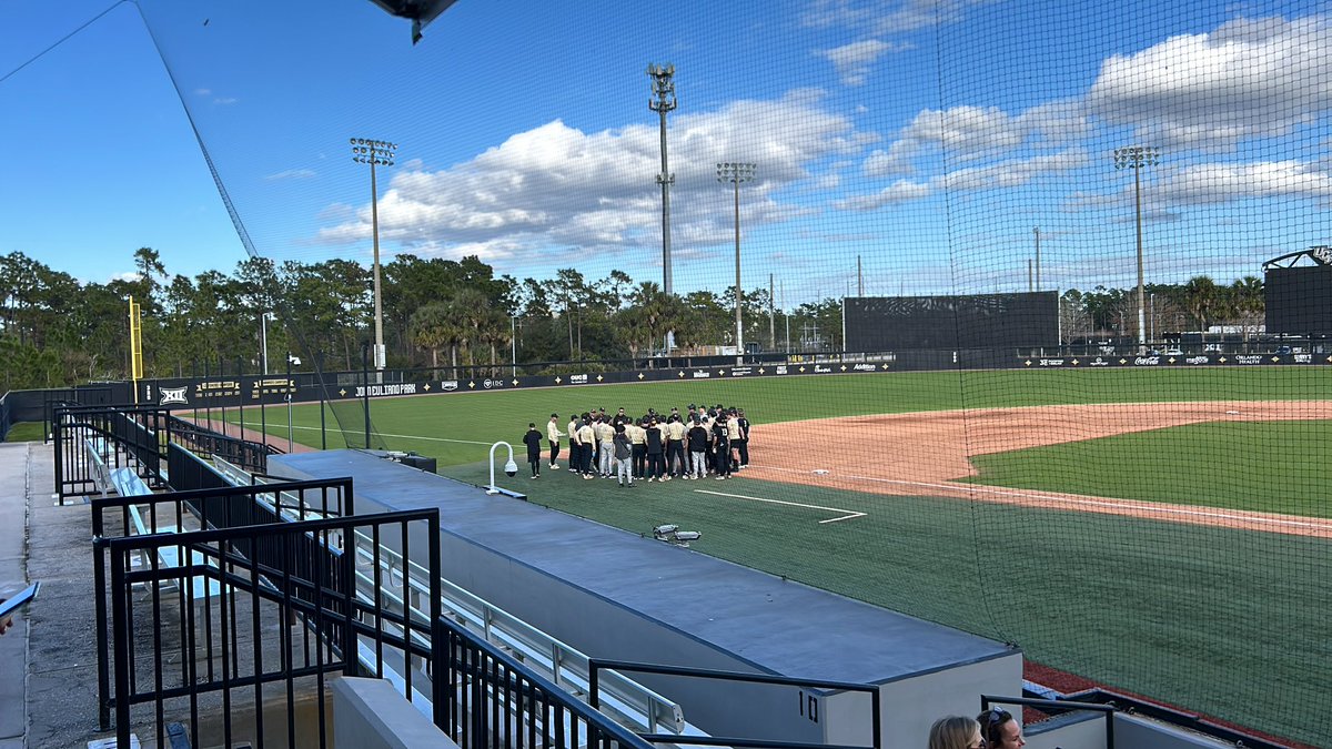 NickWilliamsUCF's tweet photo. Sunday’s scrimmage concludes. 

Key takeaways: 

-Defensive slow start. Minor things need to be worked on fielding wise.

-Pitching was astounding. No homers. Ian Brown and Dakota Stone stood out

-Lots of steals. Base running aggression is in Wallace’s playbook. https://t.co/fgbKFKB0Kb