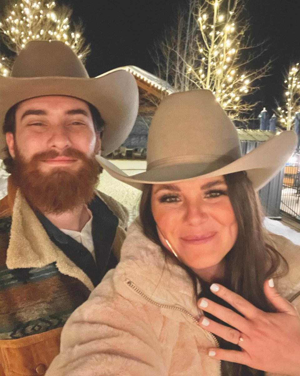 Bear’s mom and dad are getting hitched! #engaged💍