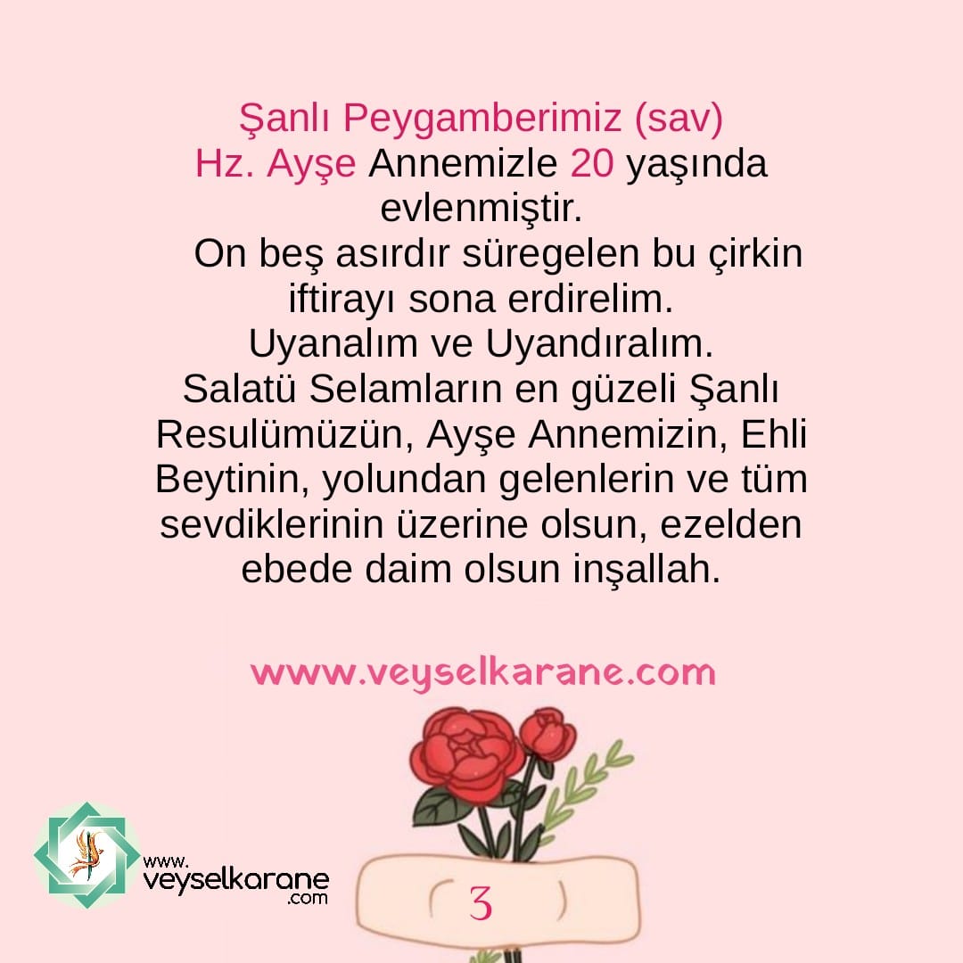 Elif_Begum_'s tweet photo. Resulullah Ayşe annemizde 8 yaşında evlendi iftirası
NE ALÇAK BİR İFTİRADIR
Arap kavminde kız çocuklara değer verilmez ve özel hallerine eriştikleri zaman yaşları sayılırdı
12,13+8=20,21
Sevgili Peygamberimiz Ayşe annemizle 8 değil en az 20 YAŞINDAYKEN evlenmiştir

#Survivor2025 https://t.co/WK9zKVqEEL