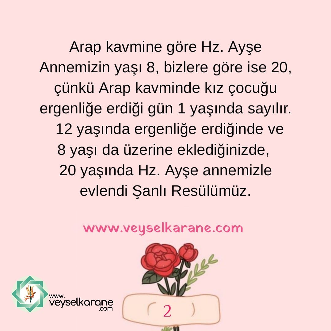 Elif_Begum_'s tweet photo. Resulullah Ayşe annemizde 8 yaşında evlendi iftirası
NE ALÇAK BİR İFTİRADIR
Arap kavminde kız çocuklara değer verilmez ve özel hallerine eriştikleri zaman yaşları sayılırdı
12,13+8=20,21
Sevgili Peygamberimiz Ayşe annemizle 8 değil en az 20 YAŞINDAYKEN evlenmiştir

#Survivor2025 https://t.co/WK9zKVqEEL