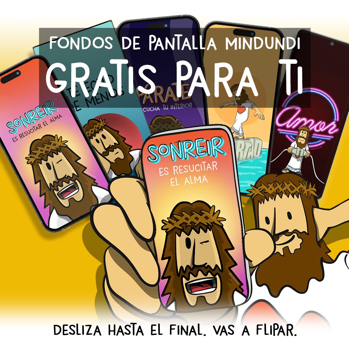 Aquí tienes un packs de cinco salpantallas para tu móvil totalmente GRATIS.

¿Eres Mindundi y quieres que el mundo lo sepa?
¿Eres Mindundi y quieres recordarlo a cada momento?

Si lo quieres pincha este enlace:

mindundisfactory.com/products/1-pac…