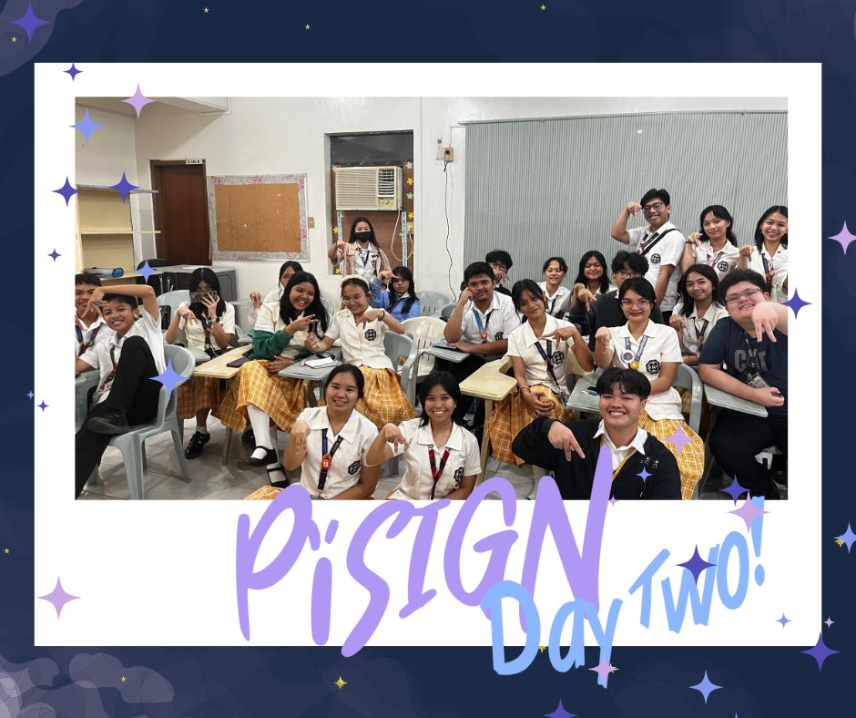 pisignsmc's tweet image. 1, 2, 3🤔…. A, B, C🤩…. Day 2 of PiSIGN’s sessions of advocating for the Deaf Community 🙌!

PiSIGN has finally conducted its second seminar 📖 !

Join and support us to advocate for Sign Language! 💜

#PiSIGN