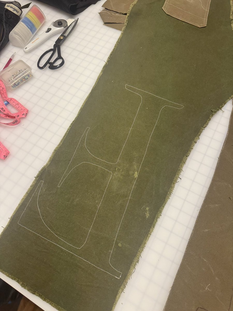 Military duffle pants