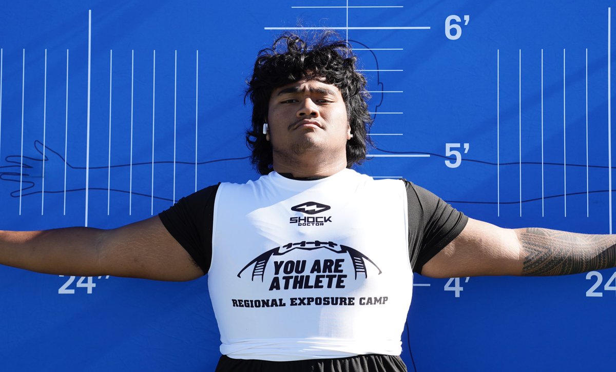 You Are Athlete (@youareathlete) on Twitter photo 2026 DT Troy Paāama out of Silverado HS (NV)
āPaāama walked away with top performer honors, and proved to be an under-the-radar recruit this off-season. Paāama showed great strength, quickness, and hand violence to be a D1-level prospect. - <a href="/CoachNateOishi/">Nathaniel Oishi</a> 2026 DT Troy Paāama out of Silverado HS (NV)
āPaāama walked away with top performer honors, and proved to be an under-the-radar recruit this off-season. Paāama showed great strength, quickness, and hand violence to be a D1-level prospect. - <a href="/CoachNateOishi/">Nathaniel Oishi</a>