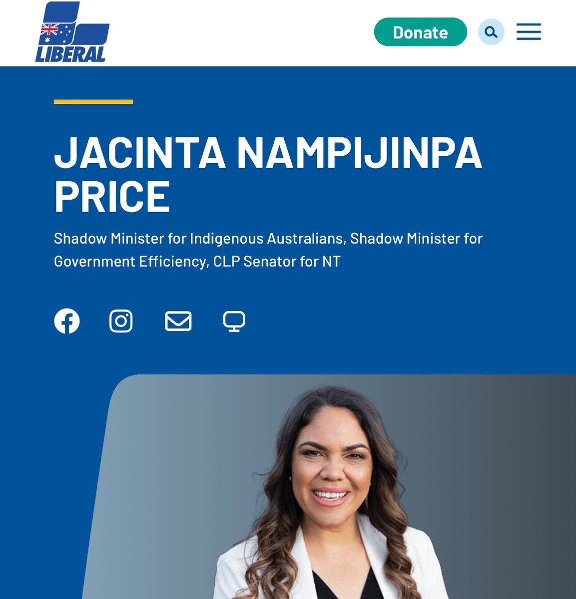 ExposingNV's tweet photo. So Jacinta Price is now the Shadow Minister for Government Efficiency, while there's already a Shadow Minister for Government Waste Reduction

That doesn’t sound very efficient https://t.co/JvWyFzxtRJ